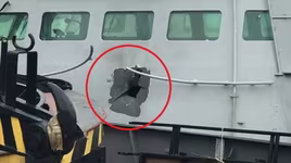 [ẢNH] Ukraine tung bằng chứng tố cáo Nga cố tình bắn tàu tuần tra nước này