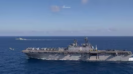 [ẢNH] Biên đội chiến hạm cực mạnh của hải quân Mỹ bất ngờ tập trận