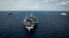 [ẢNH] Biên đội chiến hạm Mỹ "lớn chưa từng có" huấn luyện tác chiến tại Biển Đông