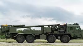 [ẢNH] Học phương Tây, Nga ra mắt pháo tự hành bánh lốp 2S43 Malva