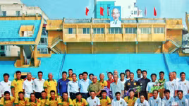 Trận giao hữu thắm tình đoàn kết của các cựu danh thủ ngành Công an