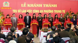 Khánh thành trụ sở làm việc Công an phường Trung Tự
