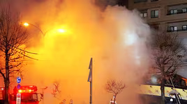 [ẢNH] Kinh hoàng nhà hàng Nhật phát nổ tan hoang khi khách đang dùng bữa