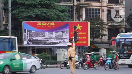 [Ảnh] Lực lượng Công an "phơi" trên đường phố đảm bảo ATGT dịp nghỉ lễ