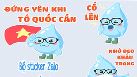 [ẢNH] Trọn bộ sticker "Chung Tay Đẩy Lùi Corona" cực "độc" trên Zalo