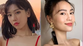 [ẢNH] Thử thách đặt son lên xương quai xanh khiến mỹ nhân Việt "chao đảo"