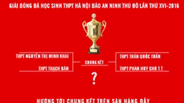 Dự đoán để nhận phần thưởng hấp dẫn cùng giải bóng đá học sinh THPT Hà Nội