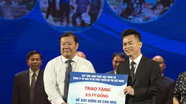 Ecopark ủng hộ 3,5 tỷ đồng xây dựng 60 nhà an toàn trước thiên tai