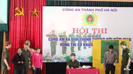 Vinh danh lực lượng Công an xã