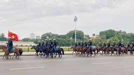 Lực lượng Cảnh sát cơ động kỵ binh sẽ diễu hành, báo cáo kết quả trước đại biểu Quốc hội