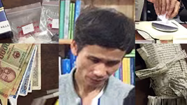 Bắt trưởng khoa Dịch tễ tàng trữ ma túy trái phép tại Hà Giang