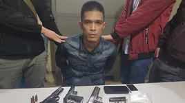 Bắt đối tượng buôn ma túy có 4 khẩu súng ngắn và 1 quả lựu đạn