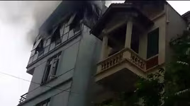 Dập tắt đám cháy tại cơ sở mầm non ở quận Thanh Xuân