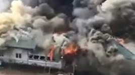 Điều tra nguyên nhân cháy "nhà hàng nổi" trên sông Lô