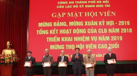 Phát huy trí tuệ, tâm huyết các sỹ quan hưu trí Công an Hà Nội