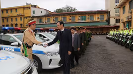 Công an Hà Nội xuất quân bảo vệ Hội nghị Thượng đỉnh Mỹ - Triều Tiên