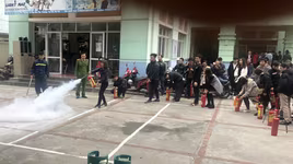 Phòng cháy tại các hộ kinh doanh nhỏ lẻ mùa hanh khô