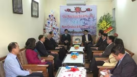 Lãnh đạo CATP chúc mừng Giáng sinh các giáo xứ và đồng bào công giáo