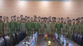 CATP Hà Nội tiếp đoàn Bộ Cảnh sát và Bộ An ninh Lào