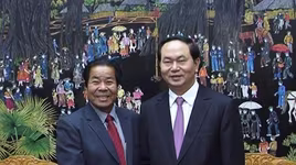 Bộ Công an tiếp đoàn đại biểu cấp cao Bộ Nội vụ Vương quốc Campuchia