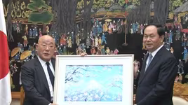 Bộ trưởng Trần Đại Quang tiếp Cố vấn cấp cao của Thủ tướng Nhật Bản