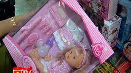 Phát hiện gần 600 sản phẩm đồ chơi trẻ em không rõ nguồn gốc