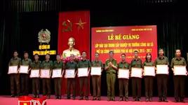 CATP Hà Nội bế giảng lớp trung cấp nghiệp vụ trưởng công an xã