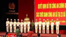 CATP Hà Nội điều động 137 công an chính quy về công an các xã của 13 huyện