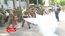 Tập huấn nghiệp vụ PCCC cho lực lượng dân phòng, bảo vệ dân phố