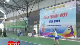 Khai mạc giải quần vợt Công an Thủ đô