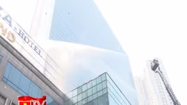 Diễn tập phương án chữa cháy và cứu nạn tại tổ hợp Khách sạn Grand plaza và Charmvit Tower