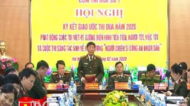 Cụm thi đua số 1 Bộ Công an ký giao ước thi đua "Vì an ninh Tổ quốc" năm 2020