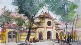 Những bức ký họa về một Hà Nội dịu dàng và Triển lãm "Vì tình yêu Hà Nội"