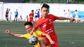 [ẢNH] Những khoảnh khắc ấn tượng chiều 23-10 giải bóng đá học sinh THPT Hà Nội