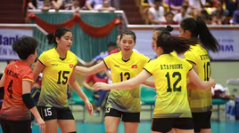 Các cô gái trẻ bóng chuyền Việt Nam thua đau Thái Lan ở giải châu Á