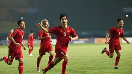 Công Phượng ghi bàn thắng "vàng", Việt Nam hạ Bahrain, lần đầu vào tứ kết ASIAD