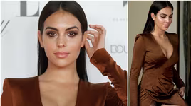 [ẢNH] Bạn gái xinh đẹp của Ronaldo hớ hênh để lộ nội y trên thảm đỏ