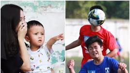 [ẢNH] Những khoảnh khắc độc đáo và đáng yêu ở giải bóng đá học sinh Hà Nội