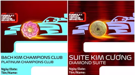 Xem các mẫu thiết kế vé đầy tinh hoa của chặng đua F1 Hà Nội