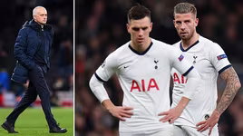 Jose Mourinho bất lực, Tottenham thua bẽ bàng trên sân nhà