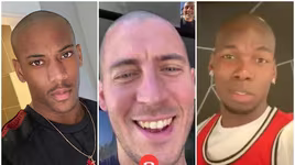 [ẢNH] Các sao bóng đá đua nhau cạo trọc đầu