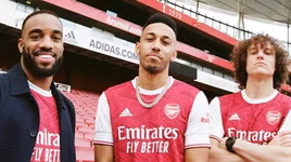 [ẢNH] Ngắm David Luiz, Aubameyang trong áo đấu mùa tới của Arsenal