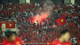 Kiên quyết ngăn chặn, xử nghiêm hành vi đốt pháo sáng tại vòng loại châu Á