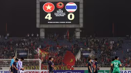 4-0 là tỷ số đậm nhất lịch sử đối đầu Việt Nam - Thái Lan