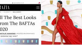 Trang phục của nhà thiết kế Việt Nam được vinh danh đẹp nhất lễ trao giải BAFTA 2020