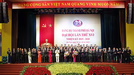 Ra mắt Ban chấp hành Đảng bộ thành phố Hà Nội khóa XVI