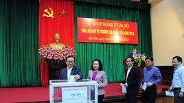 Cơ quan Thành ủy Hà Nội quyên góp ủng hộ "Quỹ Vì Trường sa thân yêu"