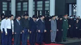 Đoàn đại biểu thành phố Hà Nội viếng nguyên Chủ tịch nước, Đại tướng Lê Đức Anh