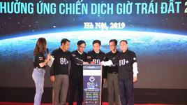 Hà Nội phát động Giờ trái đất 2019: Tiết kiệm năng lượng, bảo vệ trái đất