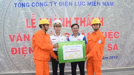 EVN khánh thành trụ sở làm việc của Điện lực Trường Sa